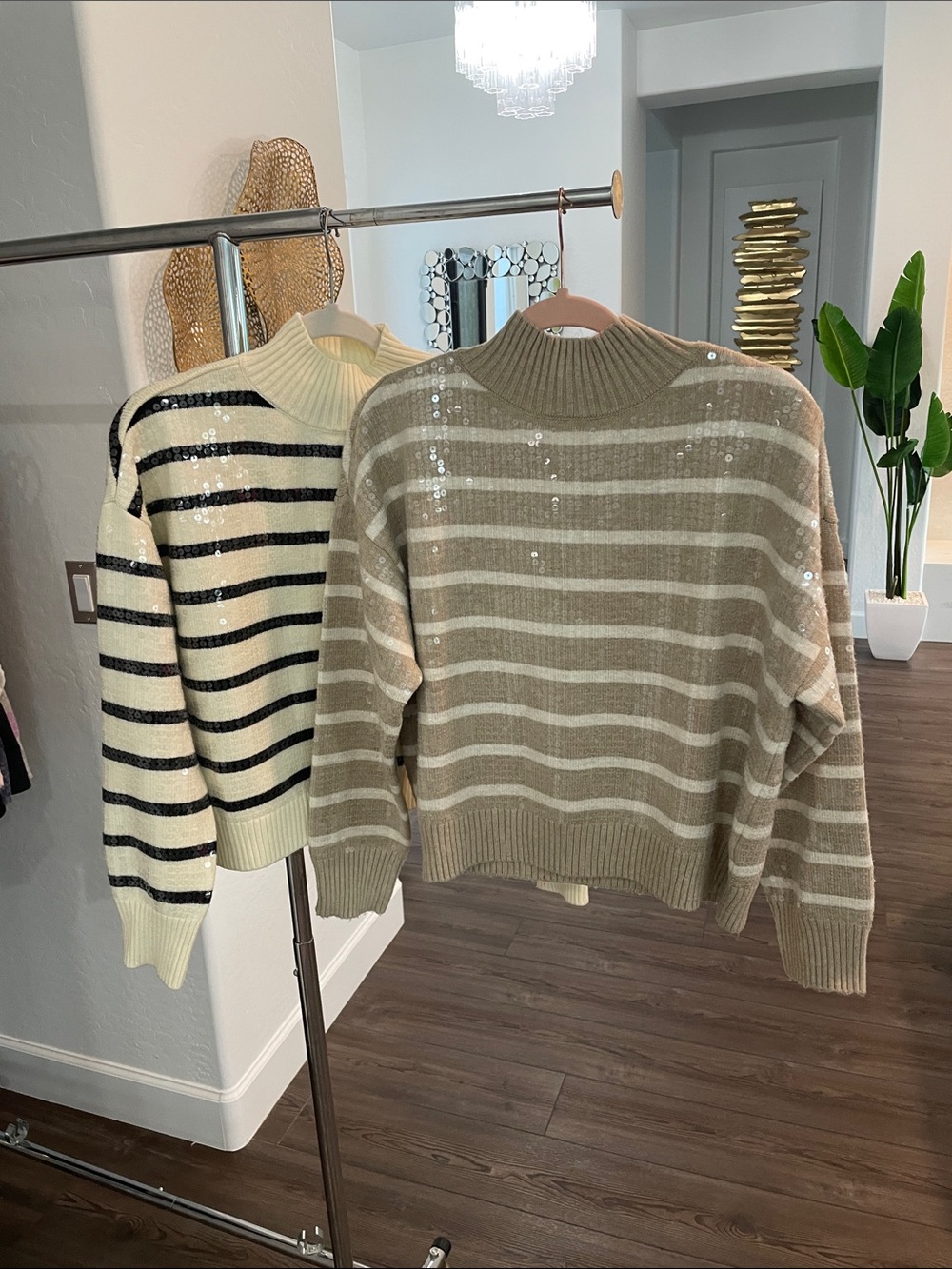 On 34th sweaters